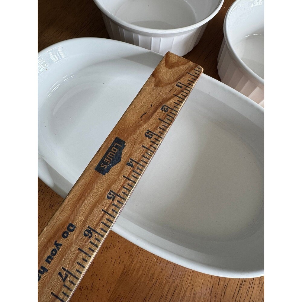 Corningware white casserole dishes - Picture 5 of 6